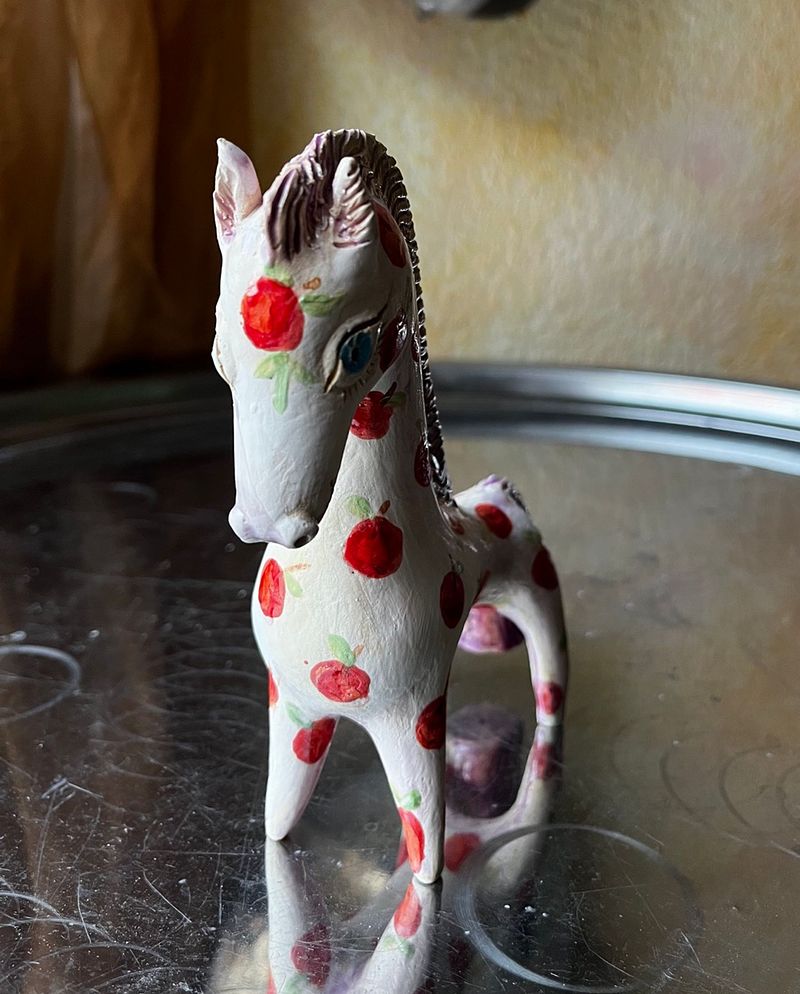 A Dappled Horse, Original mini-sculpture