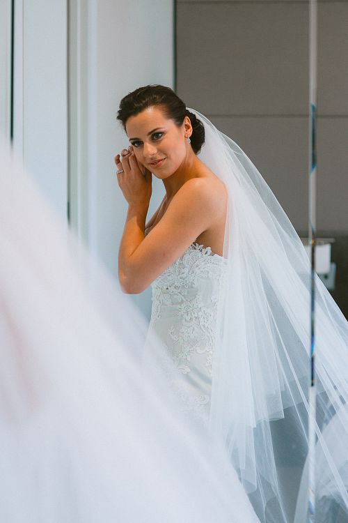 Bride Getting Ready