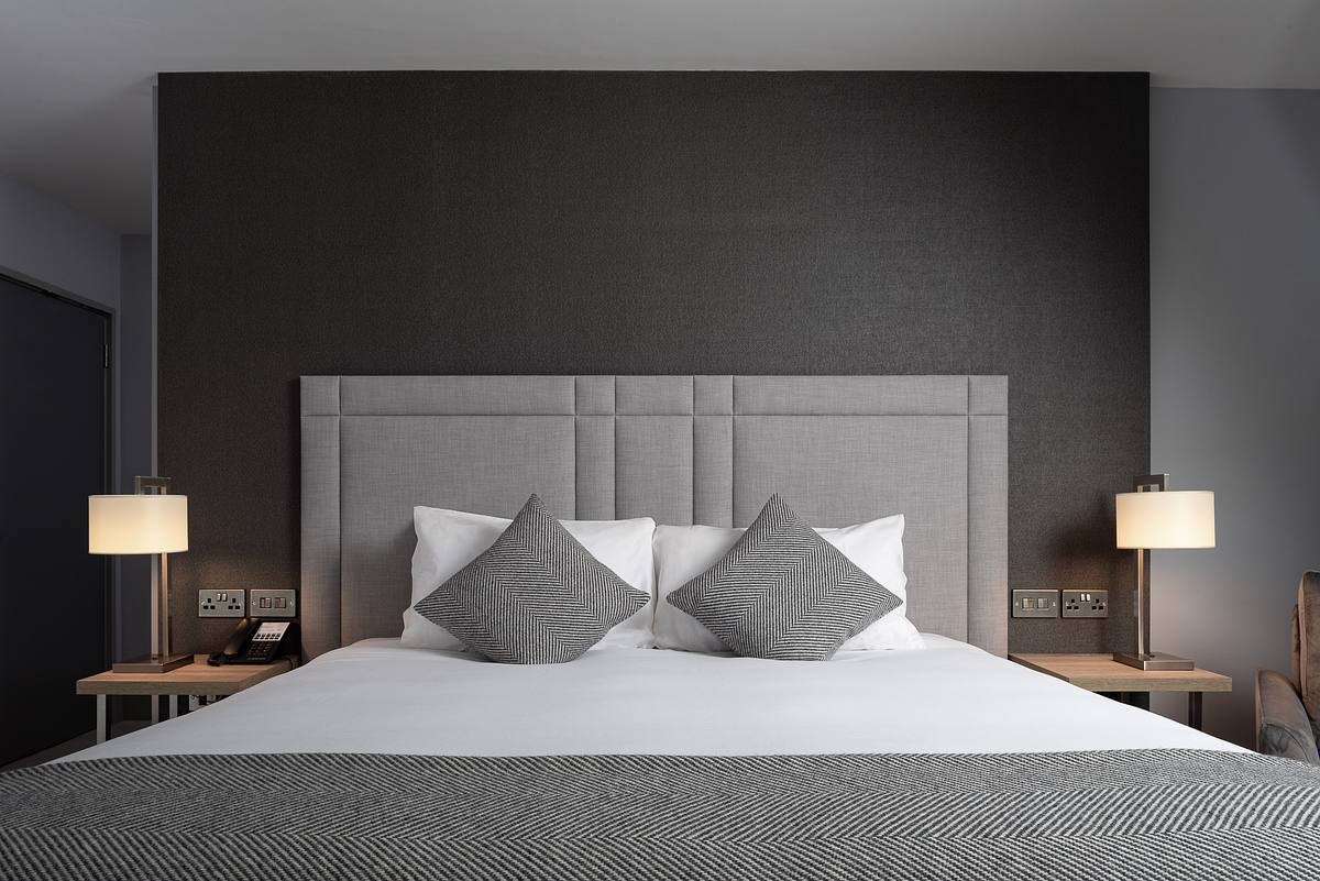 Hotel Room Bed Detail, Killeavy Castle Estate