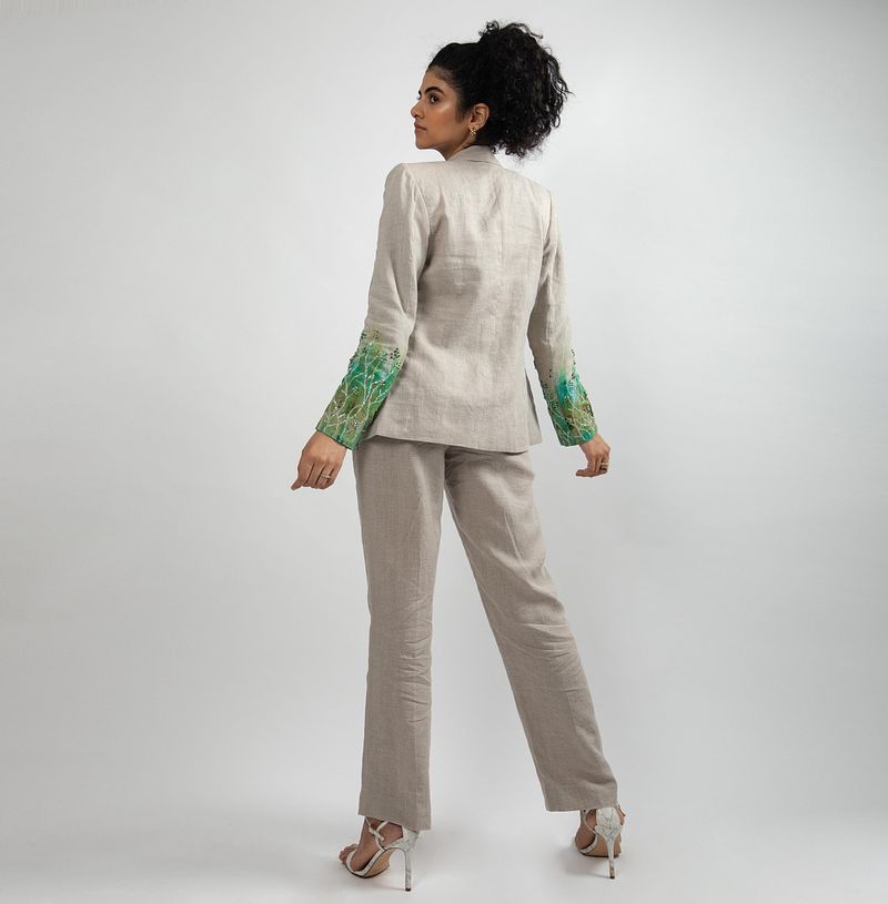 Ice Creeper Embroidered Blazer