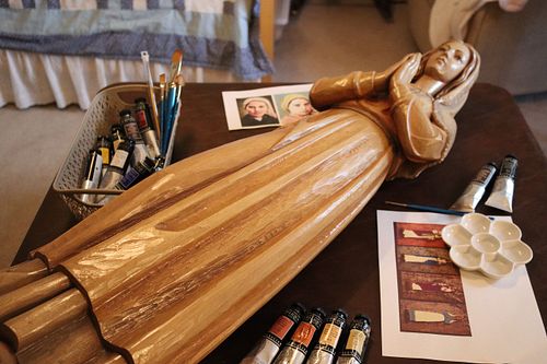 St. Bernadette Soubirous statue ready for restoration