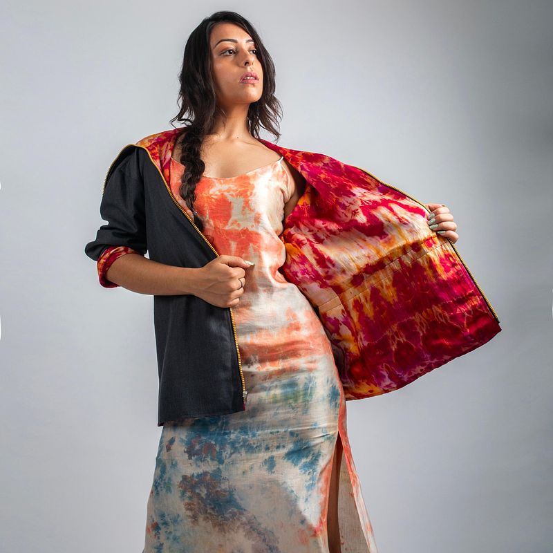 Iced Peach Slip Dress