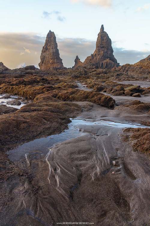 Coastal rock formation