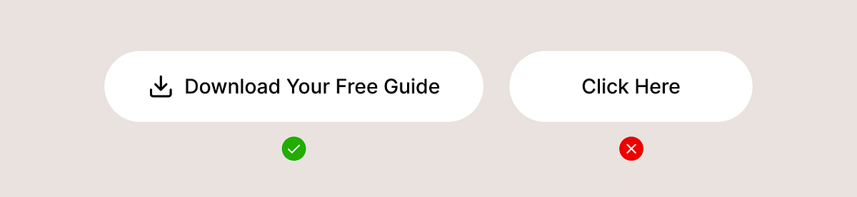 CTA showing download a free guide