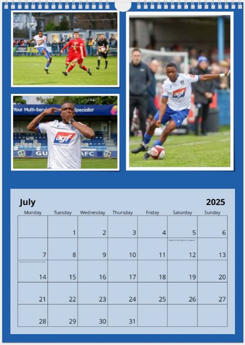 Guiseley 2025  Calendar