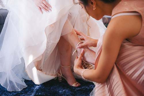 Bride Getting Ready