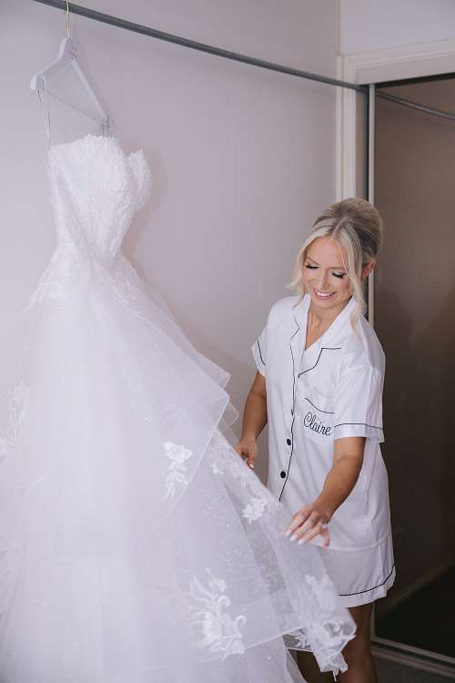 Bride Getting Ready