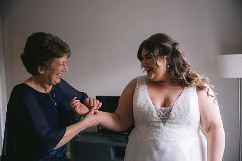 Bride Getting Ready